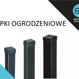 Słupek ogrodzeniowy 40x60x3mm 260cm oc+ kolor