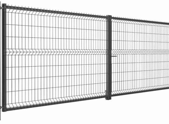 Brama skrzydłowa 170x400cm panel 3D 5mm malowana