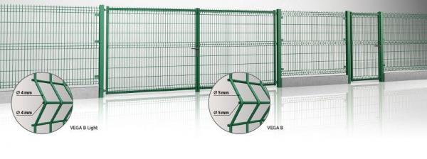 Brama skrzydłowa 150x400cm panel 3D 5mm malowana