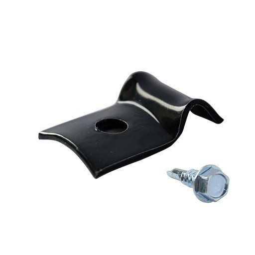 Przelotka metalowa do panela malowana przykręcana z wkrętem