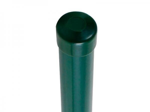 Słupek ogrodzeniowy fi42x1,25 okrągły ocynkowany z kolorem