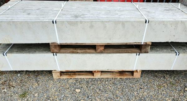 Podmurówka betonowa 20x252x5cm pełna gładka ogrodzeniowa deska