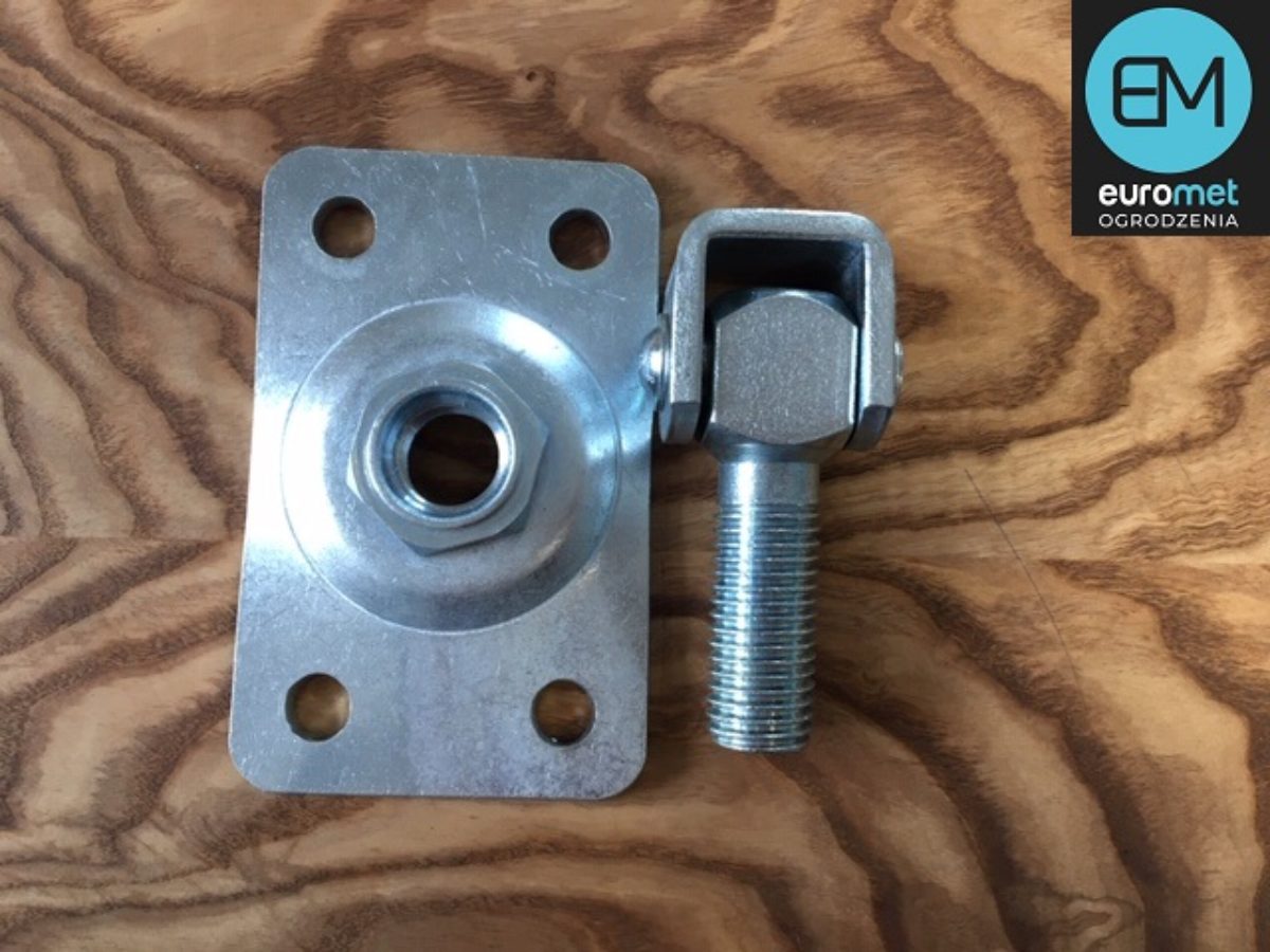 Zawias do bramy skrzydłowej i furtek M20 przykręcany Mocny