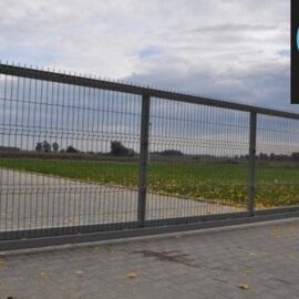 Brama przesuwna 150x400cm panel 3D 5mm malowana