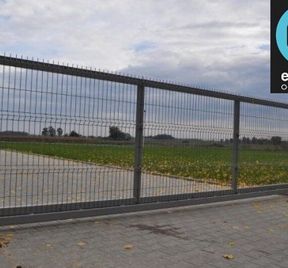 Brama przesuwna 150x400cm panel 3D 5mm malowana