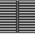 Brama skrzydłowa aluminiowa 150x400cm profil poziomo