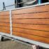 Brama przesuwna 150x500cm aluminiowa profil drewnopodobny