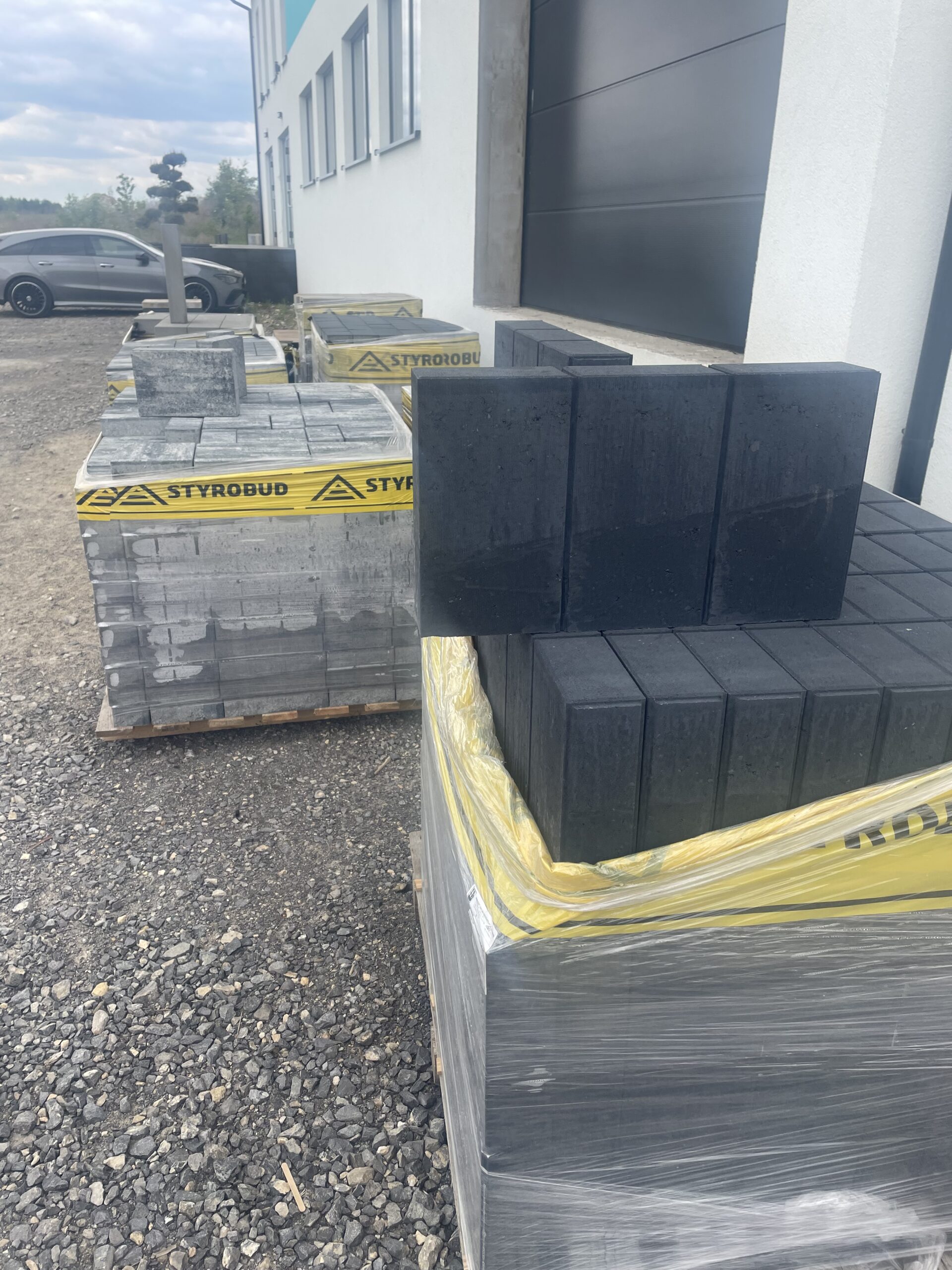 Palisada Trimes Grafit 50x28x8cm Styrobud kostka płyty tarasowe