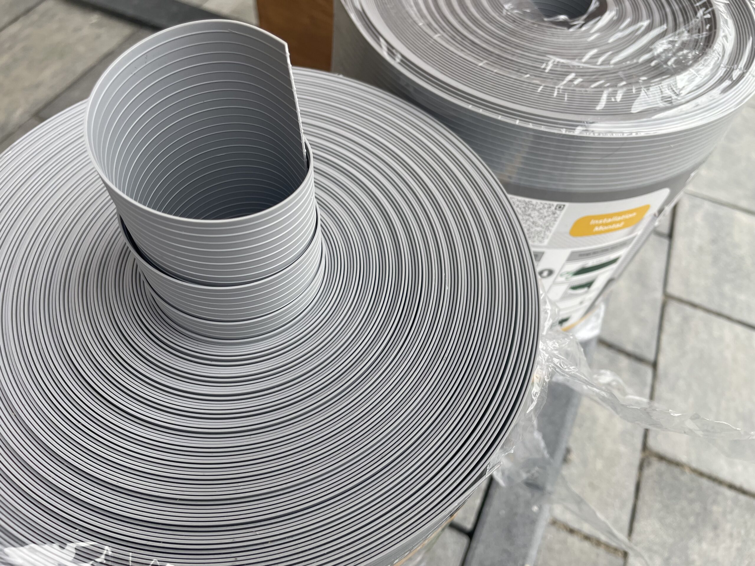 Taśma maskująca 25mb panelowa ogrodzeniowa Mocna Szara