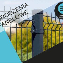 100szt Słupek 40x60x1,5 230cm grafit czarny