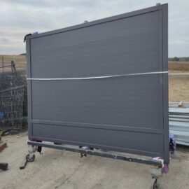 Brama skrzydłowa aluminiowa 150x400cm pełna Brama skrzydłowa aluminiowa 150x400cm pełna