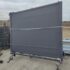 Brama skrzydłowa aluminiowa 150x400cm pełna
