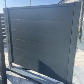 Przęsło Ogrodzeniowe aluminiowe pełne 180x200cm