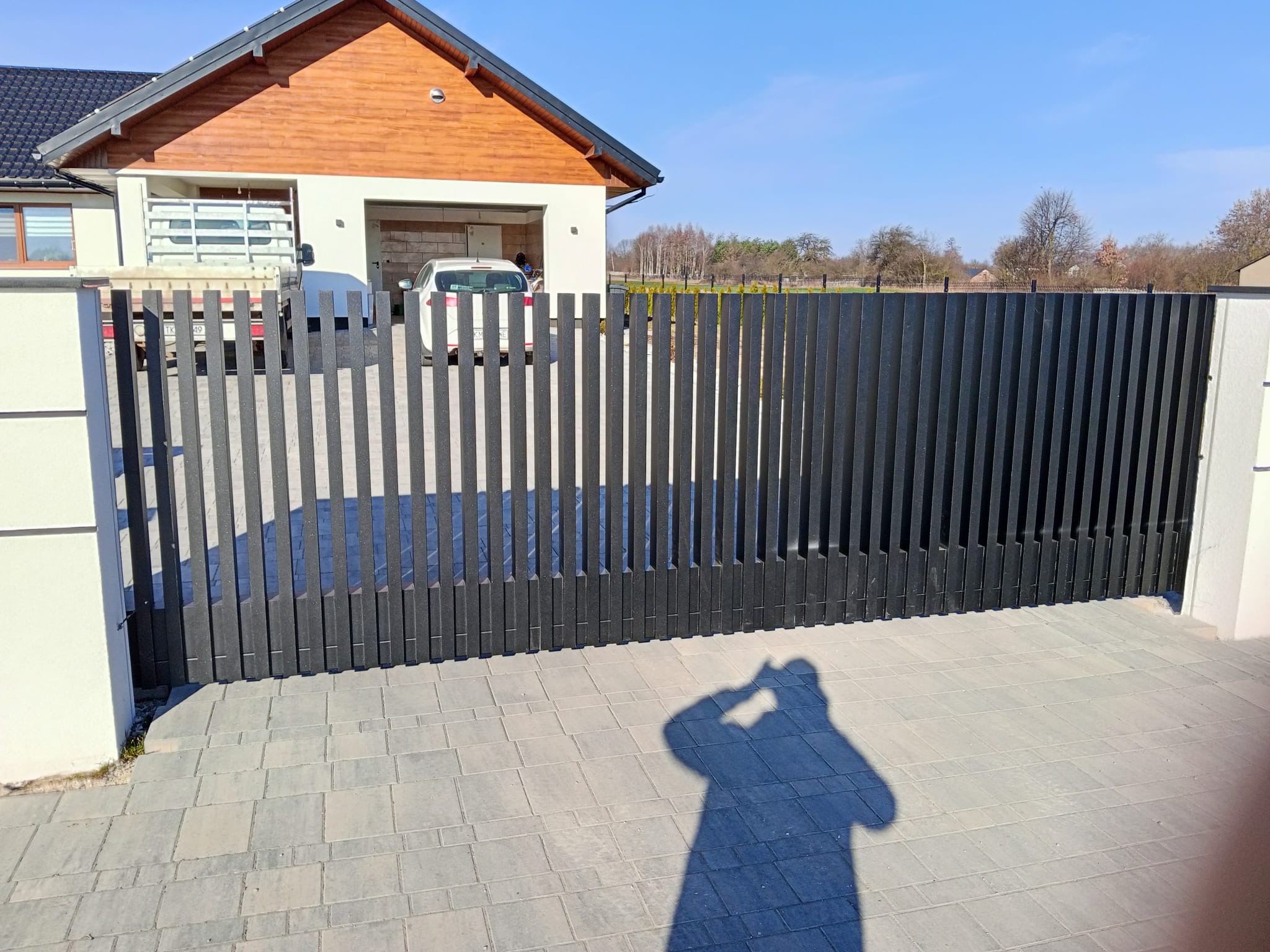 Brama przesuwna grzebieniowa 150x500cm 7