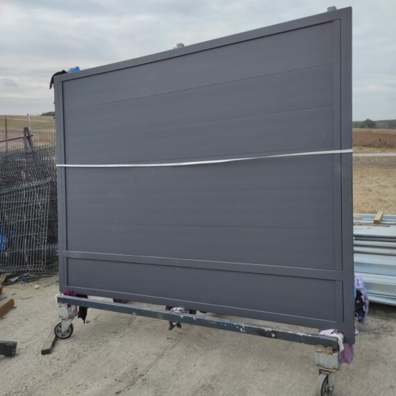 Brama skrzydłowa aluminiowa 180x400cm pełna