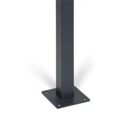 Słupek aluminiowy 60x60mm 150cm przykręcany malowany