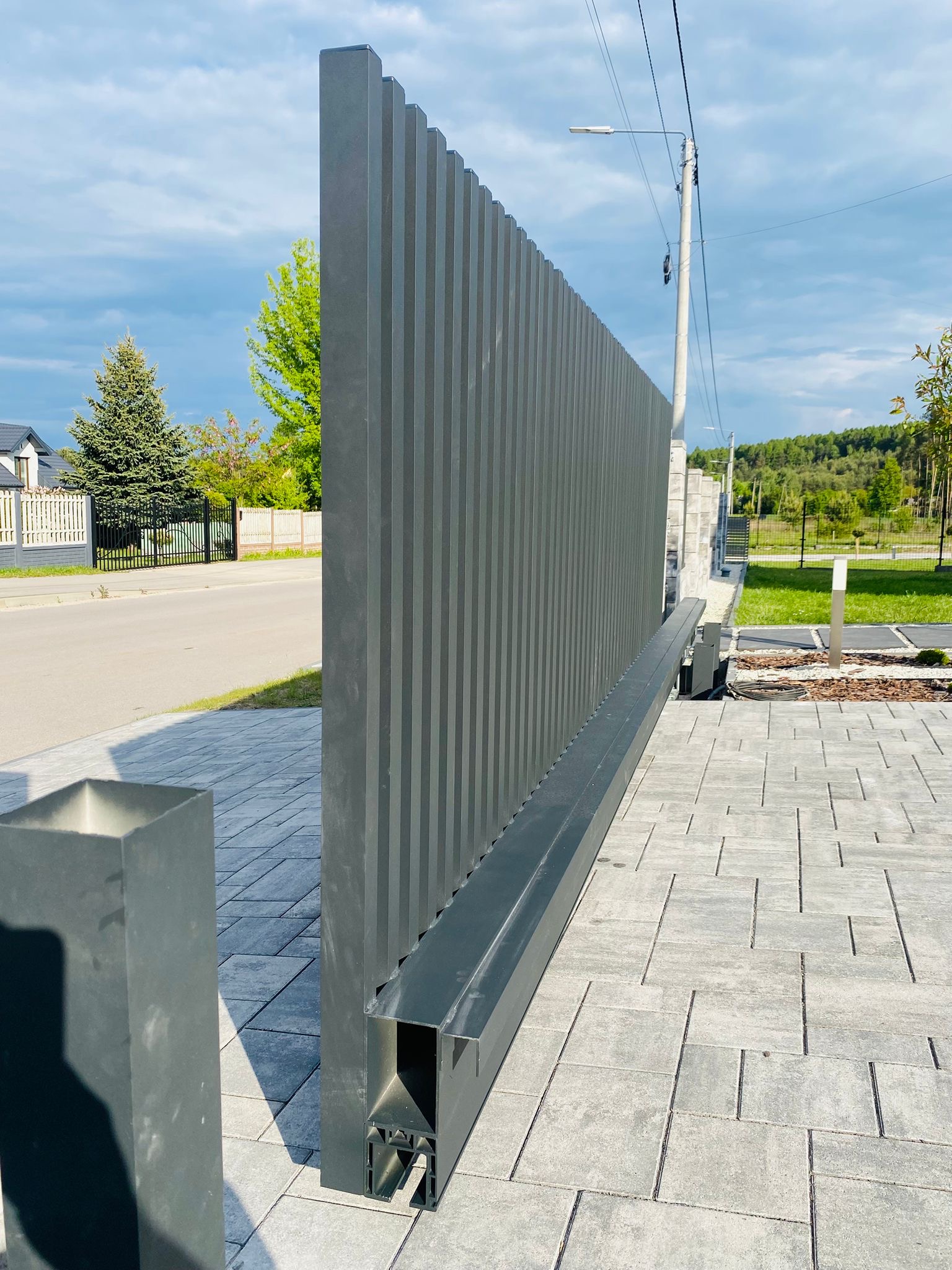 Przęsło aluminiowe Grzebieniowe 200x100cm profil 20x10cm