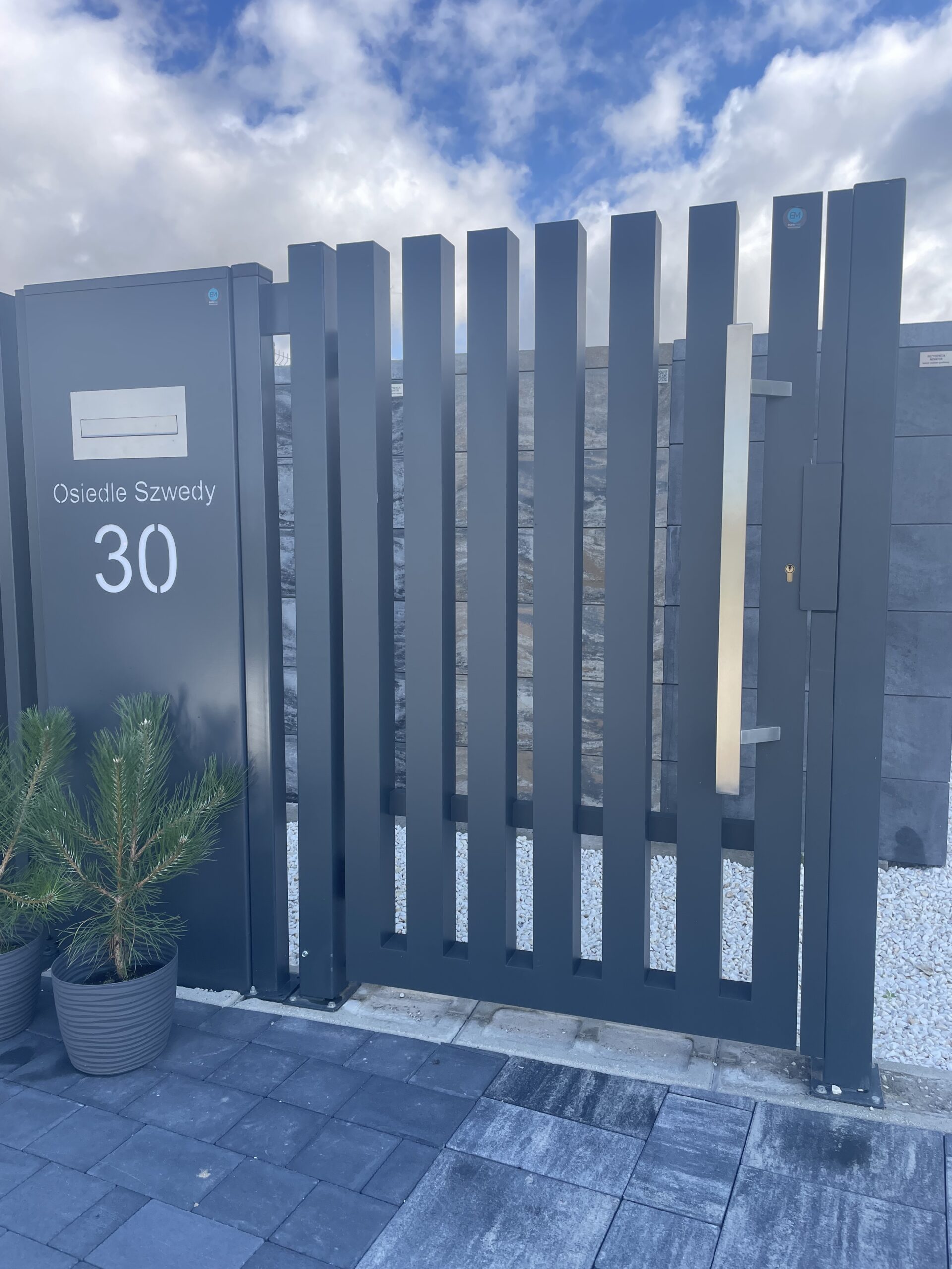 Przęsło aluminiowe Grzebieniowe 200x100cm profil 20x10cm