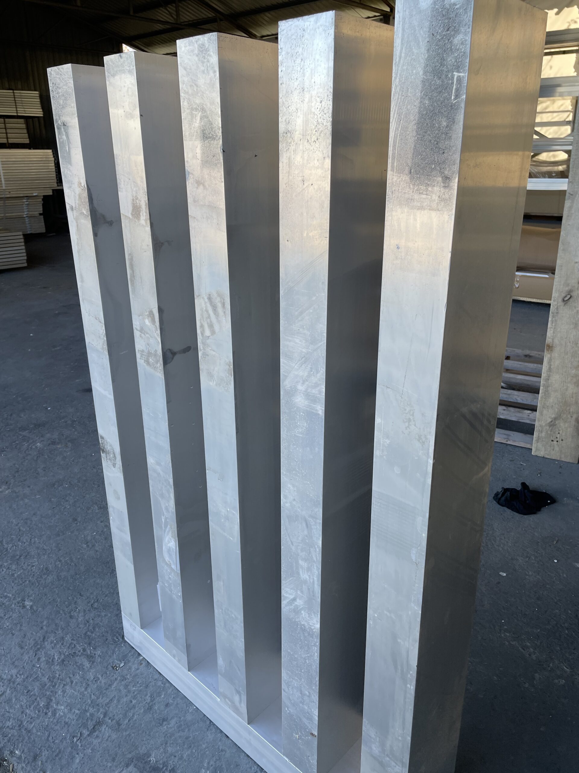 Przęsło aluminiowe Grzebieniowe 200x100cm profil 20x10cm