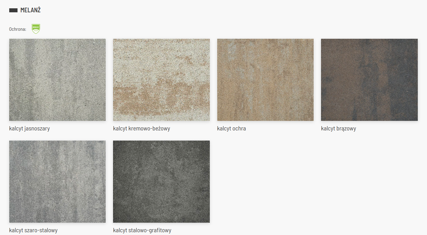 Kostka brukowa Visio 6cm color mix