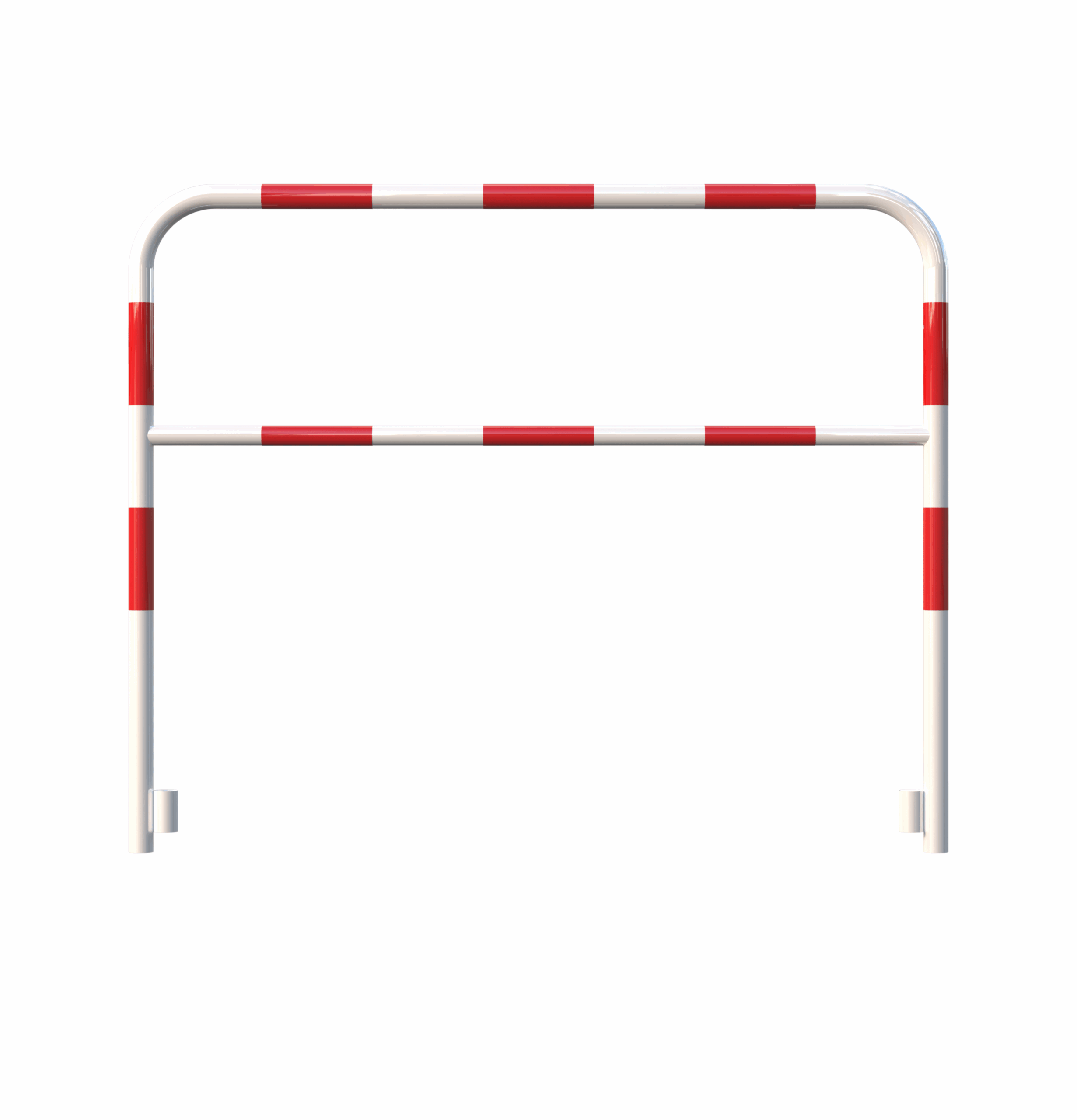 Barierka drogowa U12a oc+żółty 200x150cm fi 48,3mm