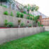 Murek oporowy 100x50cm betonowy szary Typ L