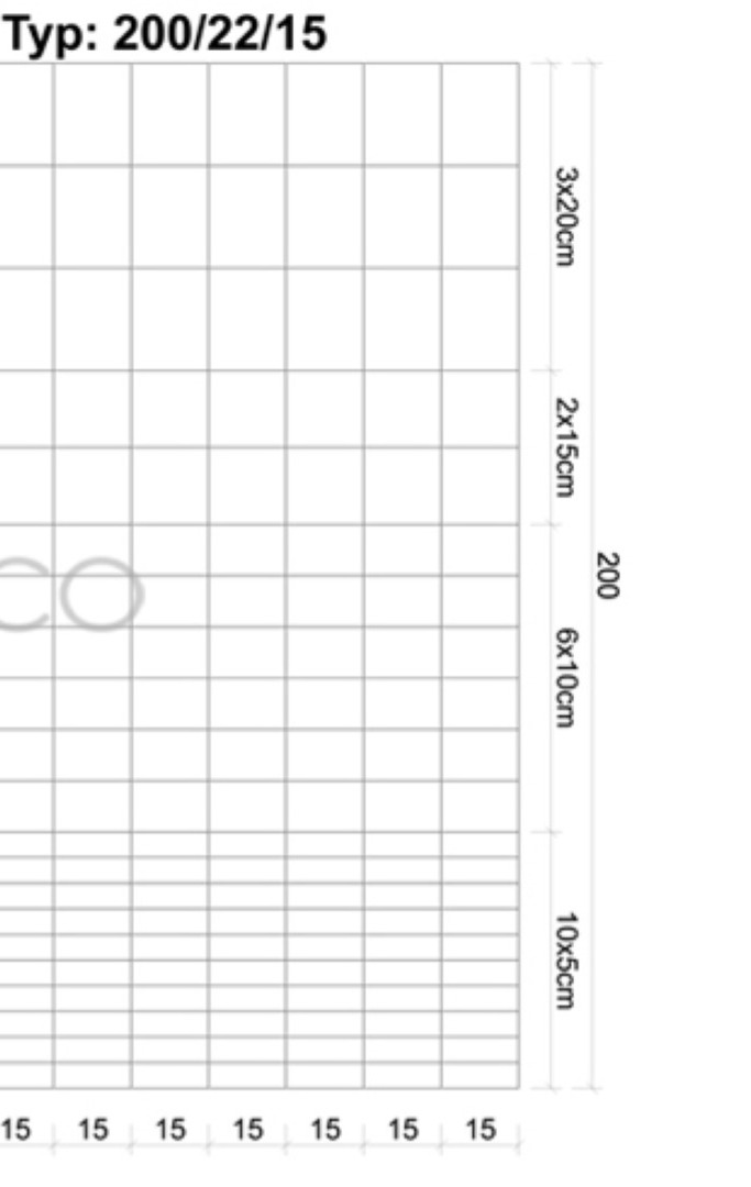 Siatka leśna L 200/22/15 Gęsta ocynk rolka 50mb