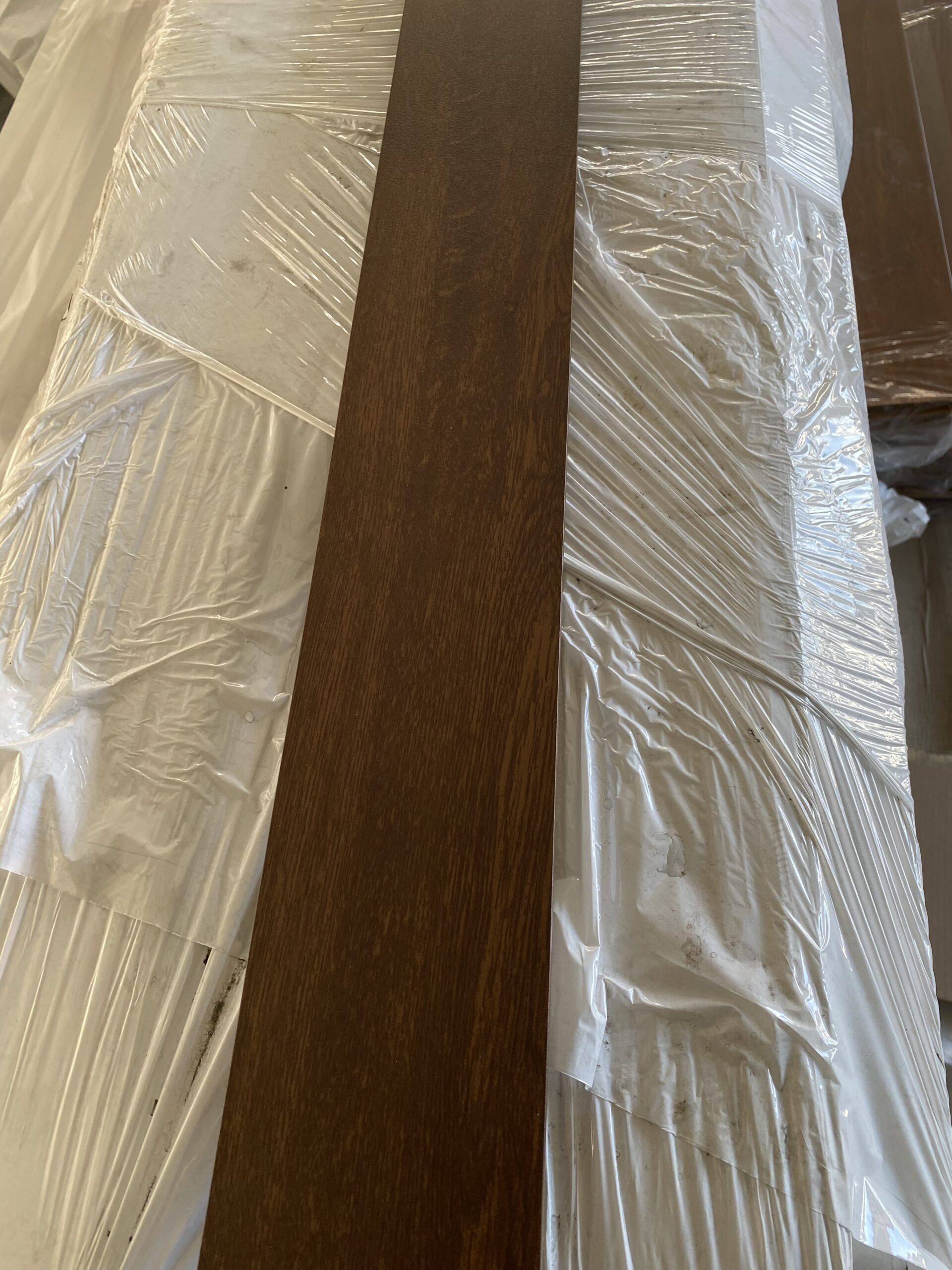 Profil aluminiowy 100x20mm 600cm ciemny orzech