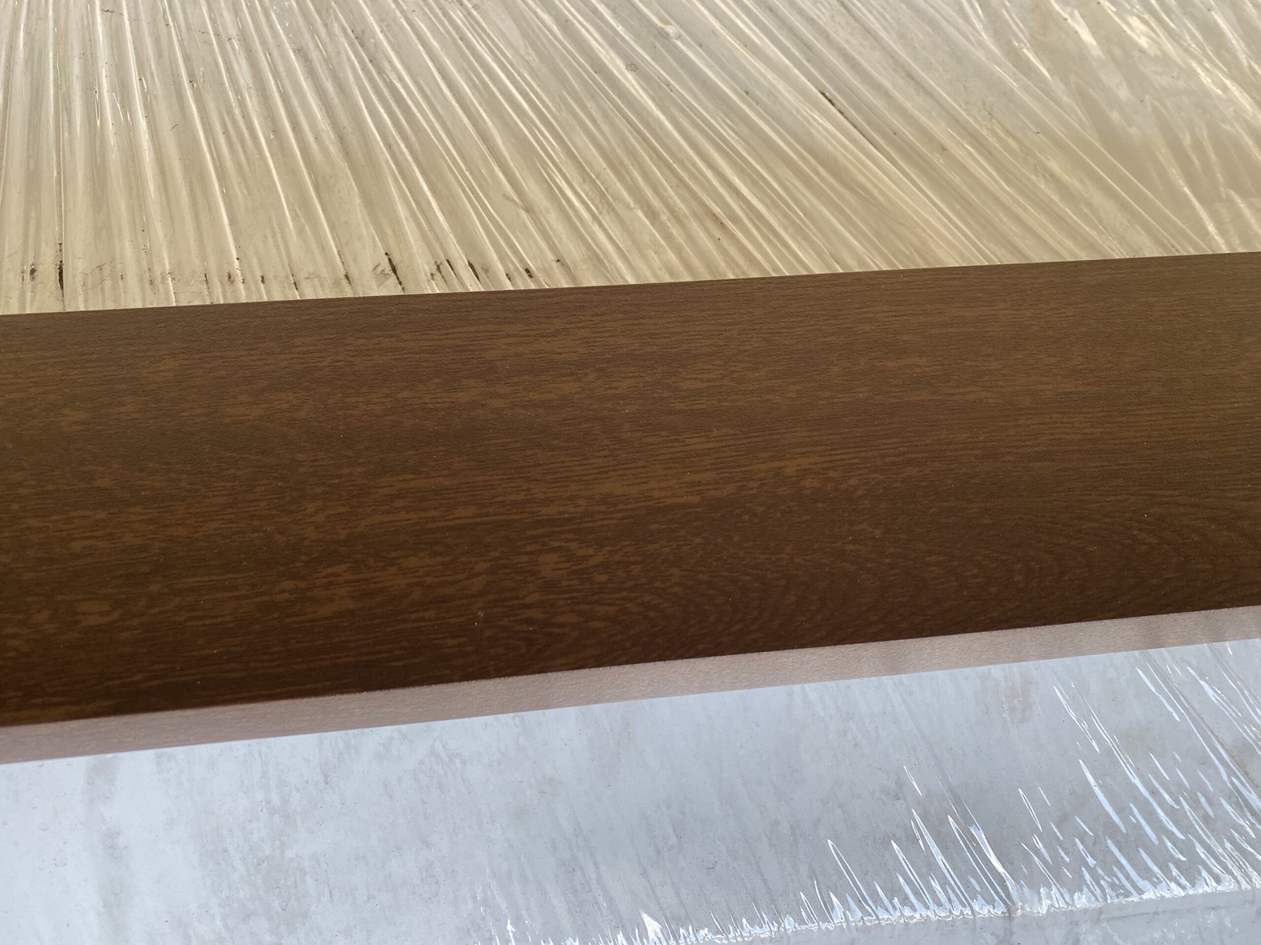 Profil aluminiowy 100x20mm 600cm ciemny orzech