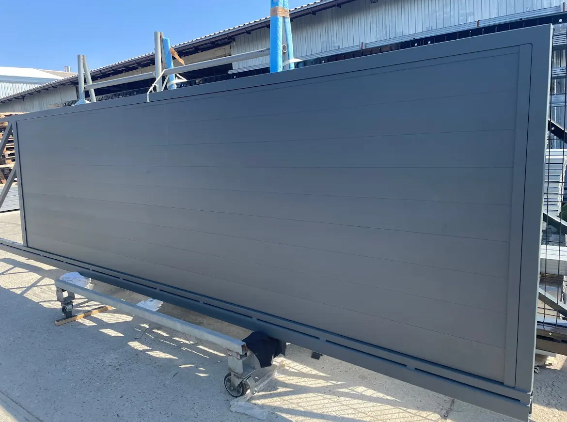 Furtka 150x90cm aluminiowa ogrodzeniowa pełna